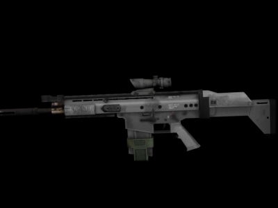 SCAR-H with ACOG Scope